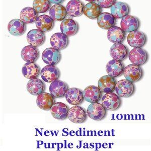 Purple New Sediment Jasper in 10mm